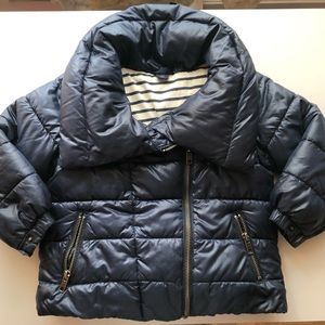 Classic Gap Kids Puffer Jacket Sz 4T in Navy Blue EUC